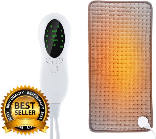 Warmtekussen Elektrisch - Verwarmde Benchkussen Huisdieren - Elektrische Verwarmingsmat - Verwarming Pad Voor Maag Taille & Rug - Rugpijn Ontspanning - Warmte Therapie - Benchmat - Hondenmand - Multifunctionele Warmtekussen - 59 x 30 - Grijs