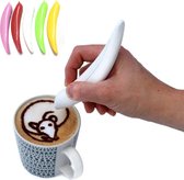 Latte art pen - Keuken - Koffie - Koffiezetter - Koffie pats - Koffiezetapparaat - kunst - creatief - Gadget - vaderdag