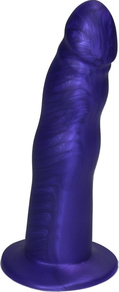 Goedkoopste Ylva & Dite - Anteros - Realistische Siliconen dildo met zuignap - Voor mannen, vrouwen of samen - Handgemaakt in Holland - Iridescent Violet