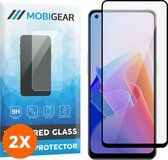 Mobigear Screenprotector geschikt voor OPPO Reno 7 Lite Glazen | Mobigear Premium Screenprotector - Case Friendly - Zwart (2-Pack)