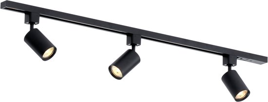 Focus III 1-Fase Railverlichting 100cm I-Vorm Wit - 3 Spots - GU10 - Modulair & Uitbreidbaar