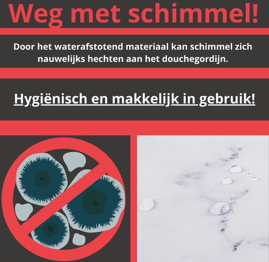 Sealskin Madeira douchegordijn wit 180 x 200 cm kopen? Douchegordijnen