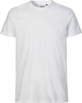 Fairtrade Men´s Fit T-Shirt met ronde hals White - L