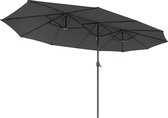 Bol.com Parasol XXL - Langwerpig - Dubbele parasol - Terras of tuin - 210x180cm aanbieding