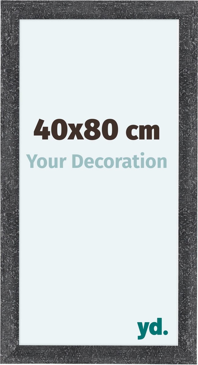 yd. Your Decoration - Fotolijst 40x80 cm - MDF - Grijs Geveegd - Como