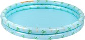 Swim Essentials Opblaasbaar Zwembad - Baby & Kinder Zwembad - Blauwe Palmbomen - Ø 100 cm