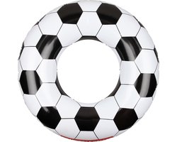 foto van Swim Essentials | Zwart/Witte Zwemband Ø 90 cm