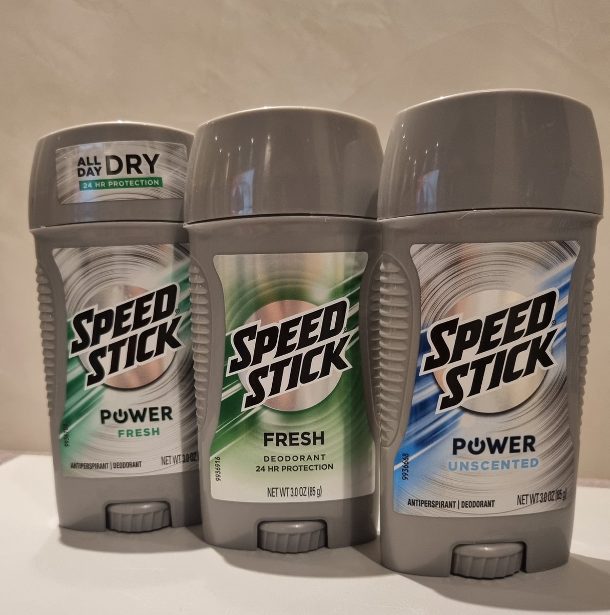 Goedkoopste Speed Stick - Mix - Power Fresh - Power Unscened - Fresh - Anti-transpirant Deodorant voor mannen - 3 x 85 g