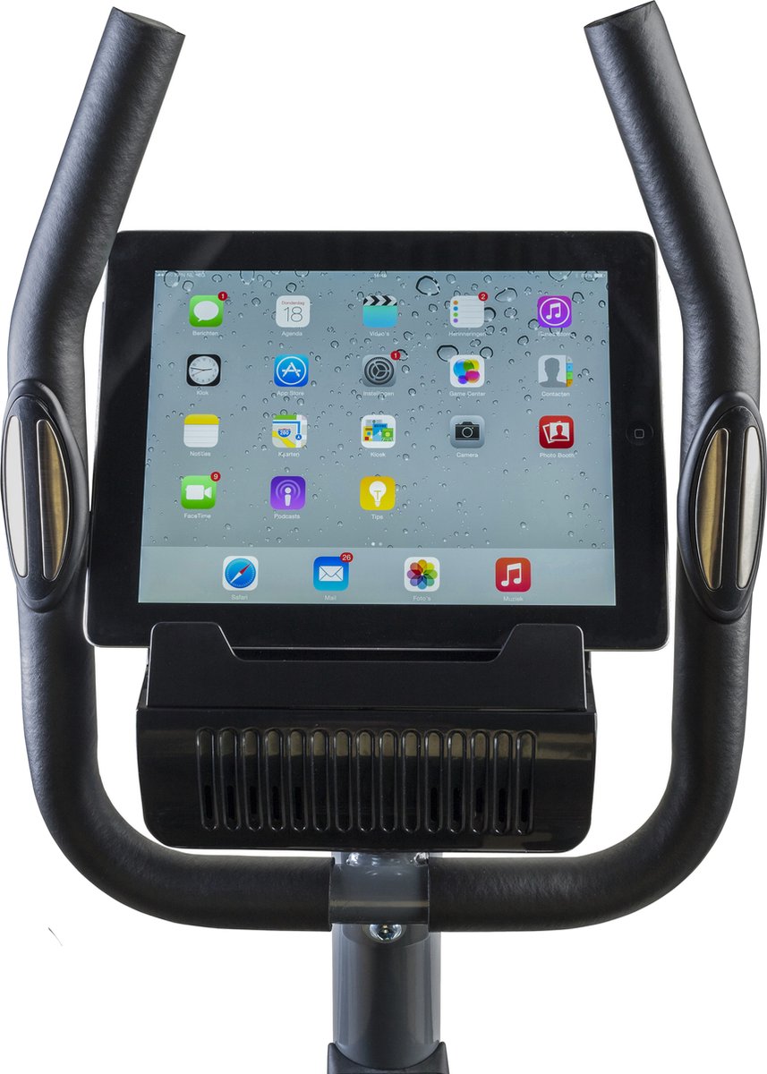 Afbeelding 2 van Tunturi Cardio Fit C30 Crosstrainer - Fitness trainer met 8 weerstandsniveaus - Voorzien van hartslagmeter en tablethouder