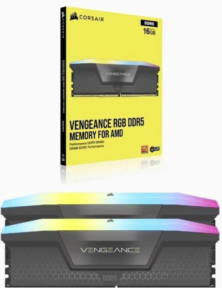 Corsair Vengeance RGB - 32GB - 2 x 16 GB - DDR5 - 6000 CL30 - 1,4v