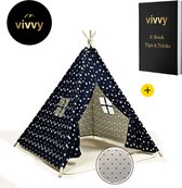 Tipi Tent Kinderen - Wigwam Speeltent Stimuleert Sociaal - Tipi Speeltent Voor Kinderen - 100% Tevredenheidsgarantie - 120*120*150 Cm