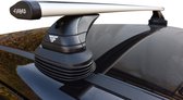 Dakdragers geschikt voor de Peugeot 308 5deurs 2007 t/m 2013 met fixpoints - Aluminium - Hoog laadvermogen 100kg - Wingbar Grijs - Merk Farad