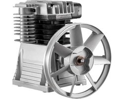 Happyment Luchtcompressor - Hoofdzuiger Twin Cilinder - Eentraps 2.2KW 375 L/Min 12CFM - 11 Bar - 1300Rpm landbouw, industriële & mechanische gebruik.