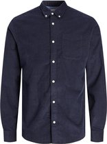 Jack & Jones Overhemd Jjeclassic Cord Shirt Ls Sn 12235981 Navy Blazer Mannen Maat - L