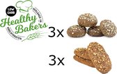 Healthy Bakers Low Carb Pakket 1 - 12 bolletjes en 9 pistolets -