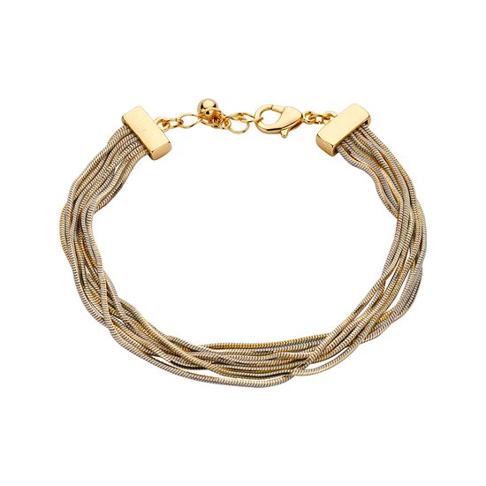 Les Cordes - XER (AB) - Armband - Meerkleurig - Beige - Metaal - Juwelen - Sieraden - Dames
