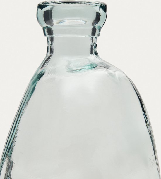 Kave Home - Brenna Vase en verre transparent 100% recyclé 51 cm