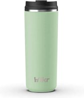 Tasse à café Hikr® à emporter - Tasse de voyage - 500 ml - Tasse thermo - Tasse de voyage - Étanche et sous vide - Acier inoxydable - Tasse thermo - Tasse à Café et à thé