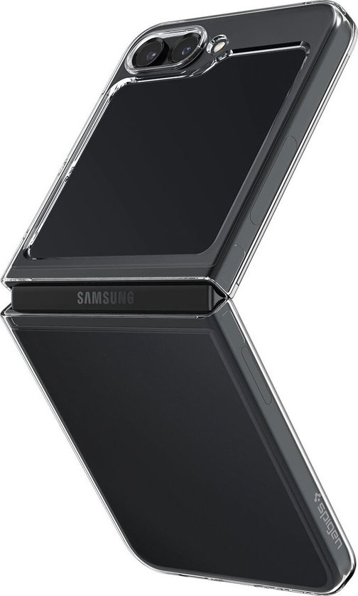 Spigen Hoesje Geschikt voor Samsung Galaxy Z Flip 5 - Air Skin - Back Cover - Zwart