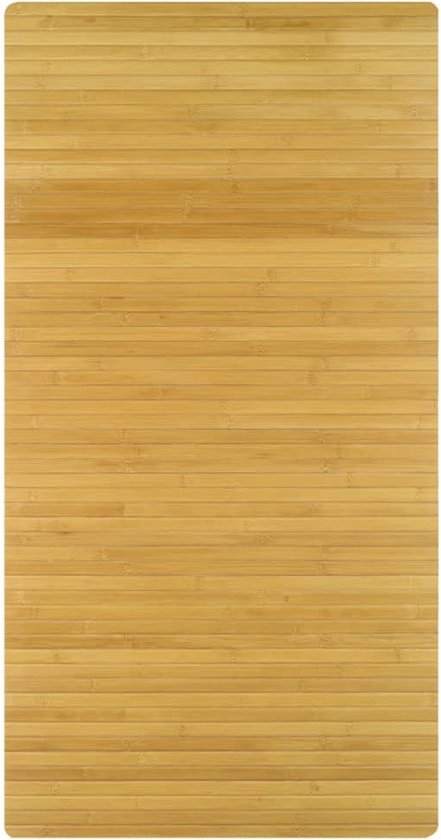 Kleine Wolke - Tapis en bois Bambus naturel 50x80cm