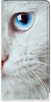 Bookcover Xiaomi Redmi Note 12 Pro | Poco X5 Pro Smart Case Witte Kat