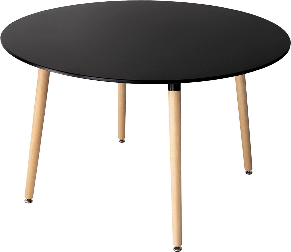 Ronde tafel 120cm zwart MARTHA