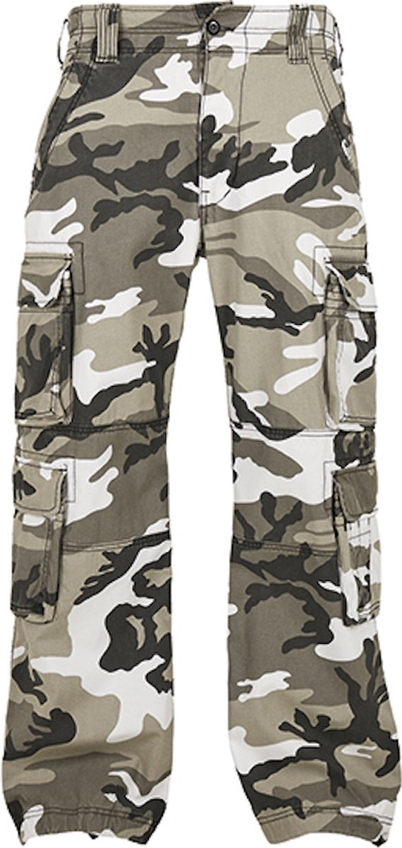 Pure Vintage Trousers Cargobroek met zijzakken Urban Camo - XXL in de sale-Build Your Brand 1