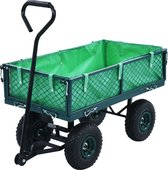 Bol.com vidaXL-Tuinwagen-250-kg-groen aanbieding