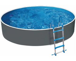 Mountfield Azuro Met Off-axis Gaten Zwembad Grijs 360 x 120 cm