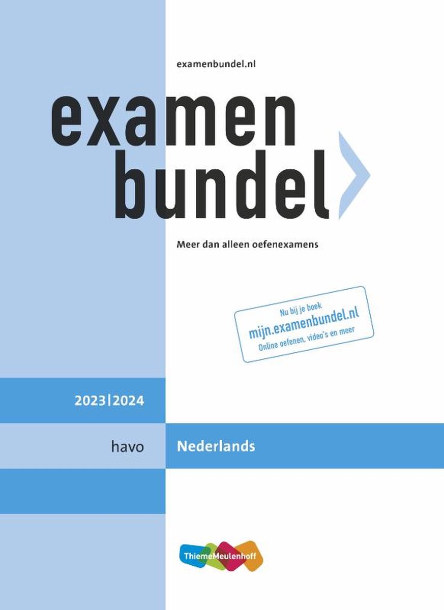 Examenbundel havo Nederlands 2023/2024 - M. Reints