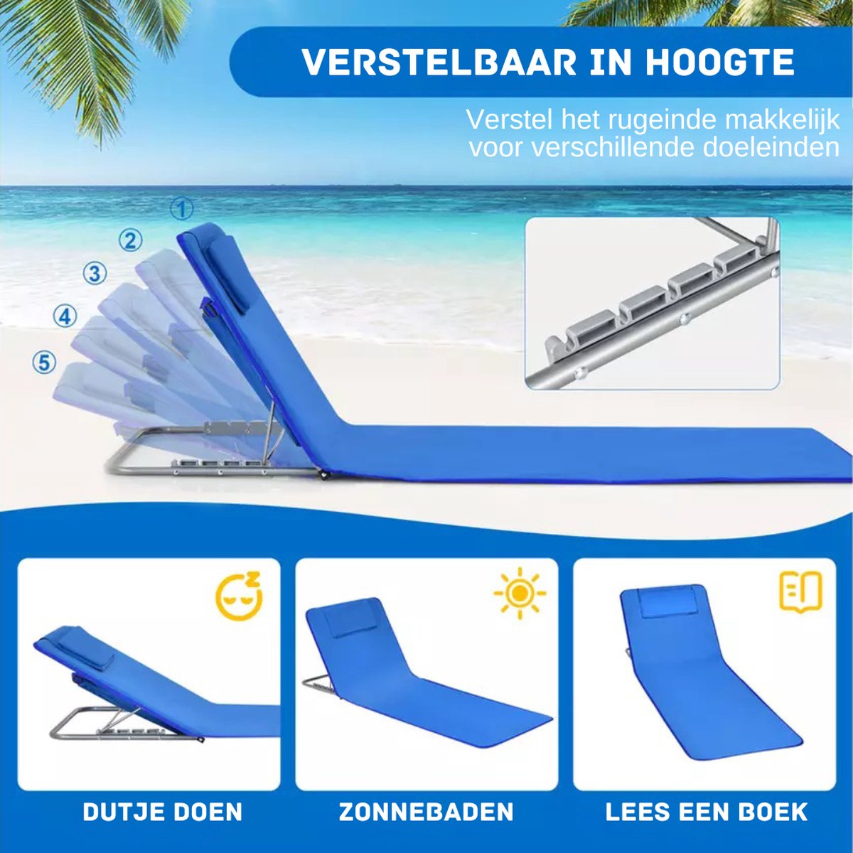Strandset 4tlg Strandmatte + Sonnenhut + Flip Flops Pink