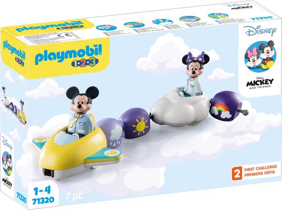 PLAYMOBIL 1.2.3 et le train nuage Disney Mickey Mouse - 71320 | bol