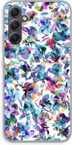 Case Company® - Hoesje geschikt voor Samsung Galaxy A34 hoesje - Hibiscus Flowers - Soft Cover Telefoonhoesje - Bescherming aan alle Kanten en Schermrand