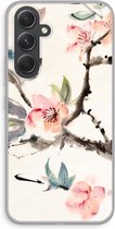 Case Company® - Hoesje geschikt voor Samsung Galaxy A54 hoesje - Japanse bloemen - Soft Cover Telefoonhoesje - Bescherming aan alle Kanten en Schermrand