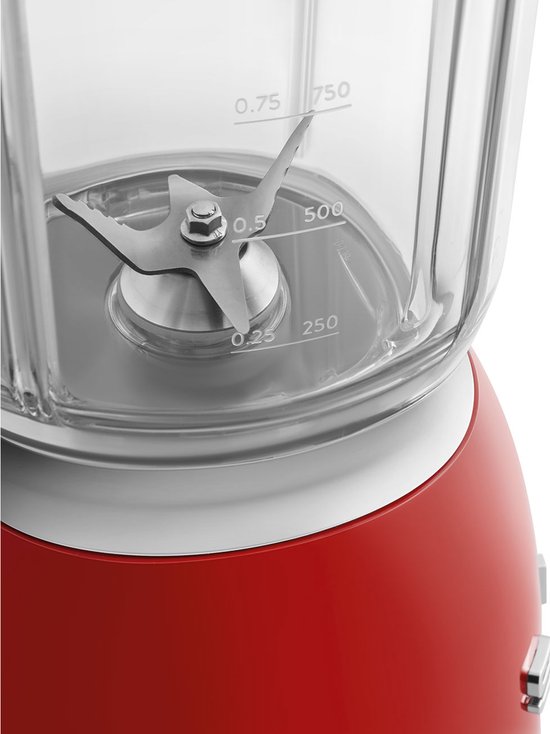 SMEG BLF03RDEU - Blender - Rood - 800W - 1,5L - Jaren '50 Stijl van SMEG — afbeelding 5