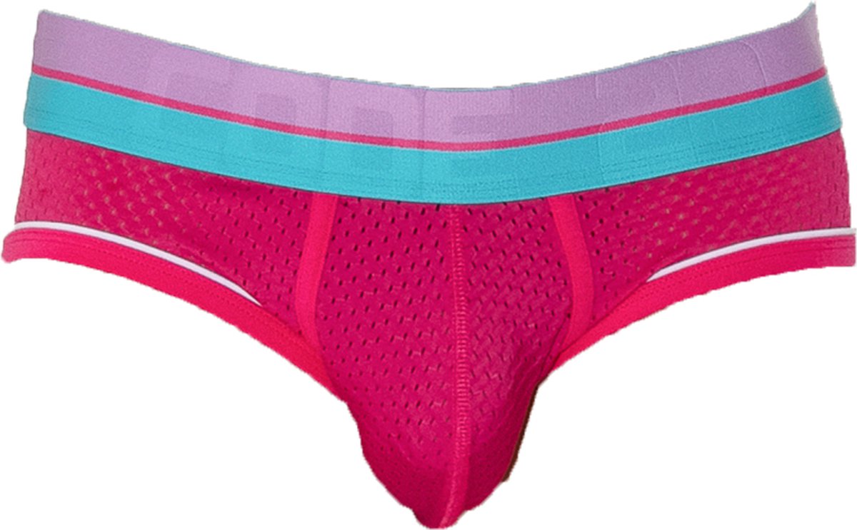 CODE 22 - Bright Mesh Jockstrap - Pink