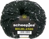 Scheepjes - Highlands - 501 Zwart - set van 5 bollen x 50 gram