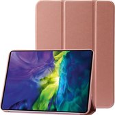 Mobigear Tablethoes geschikt voor Apple iPad 10 (2022) Hoes | Mobigear Tri-Fold Gel Bookcase - Roségoud