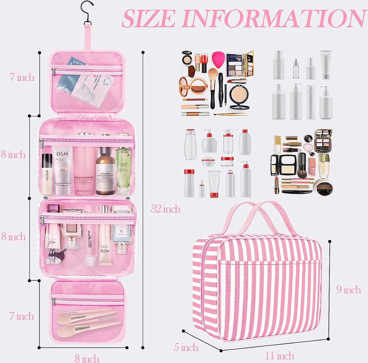 Sea to Summit TravellingLight Toilettas om op te hangen, reisorganizer voor dames en heren, High Rise, L, 36 NL/L