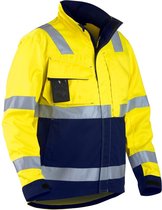 Blåkläder Jas High Vis, Klasse 3 Mt M Geel/marineblauw M