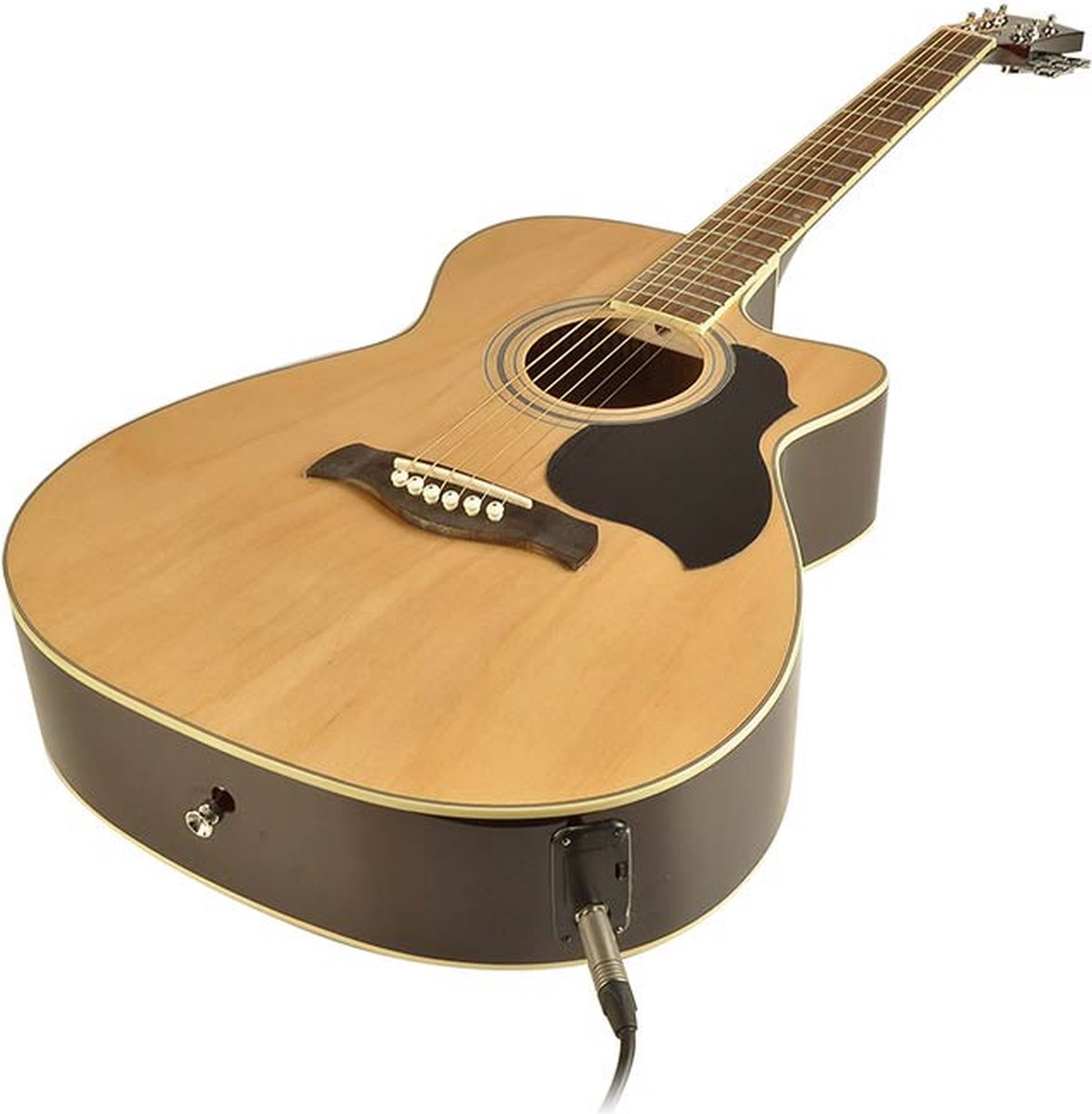 Richwood Semi Acoustic Guitare Électrique Artist Series avec Plectre, Accordeur /