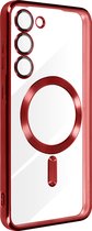 MagSafe case geschikt voor Samsung Galaxy S23 rood