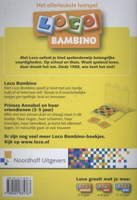 Thumbnail van een extra afbeelding van het spel Loco Bambino - Boekje - Prinses Annabel en haar vriendinnen - 3/5 Jaar