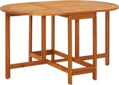 vidaXL Table de jardin 130x90x72 cm bois d'acacia massif