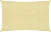 vidaXL - Zonnezeil - 160 - g/m² - 4x5 - m - HDPE - beige