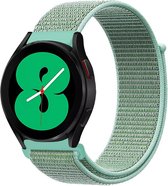 By Qubix Sport Loop nylon bandje 22mm - Mintgroen - Geschikt voor Samsung Galaxy Watch 3 (45mm) - Galaxy Watch 46mm - Gear S3 Classic & Frontier