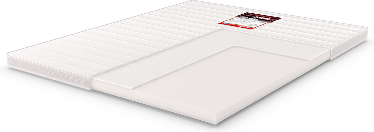 Torro - Harde Topper 120x200 cm - Matras Topdekbedmatras - Extra Stevig Hardheid - PU25 Schuim Topmatras