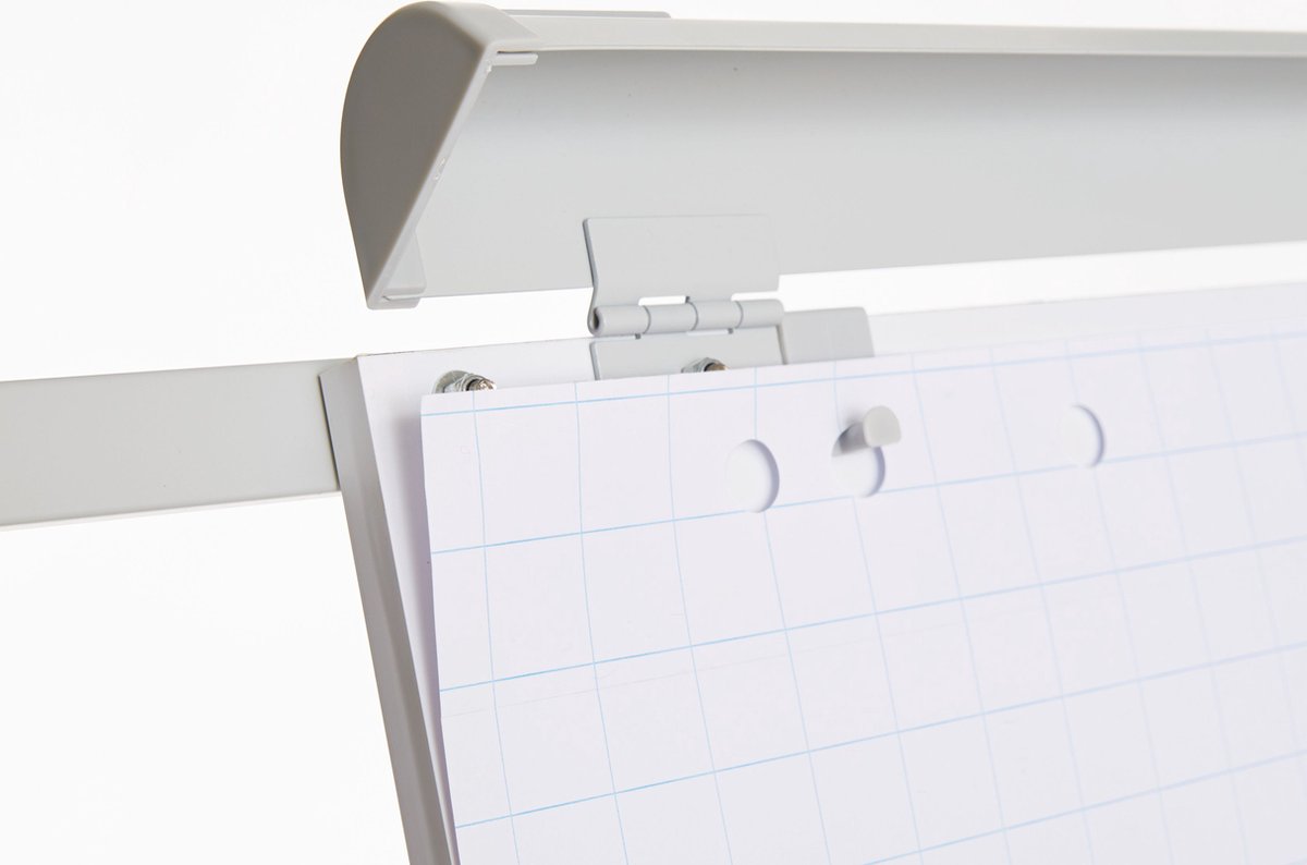 Franken Flipchart ECO Mobil F2400/N, 5 wielen, in hoogte verstelbaar, magnetisch, 2 zijarmen, lade, plastic & metaal, bord 680 x 1050 mm thumbnail 6