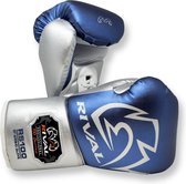 Rival Boxing Gear - Bokshandschoen Rival RS100 Professional - Blauw/Zilver - 16oz