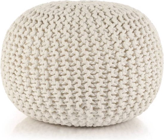 Kit de Tricot et Crochet - Pouf - Hoooked